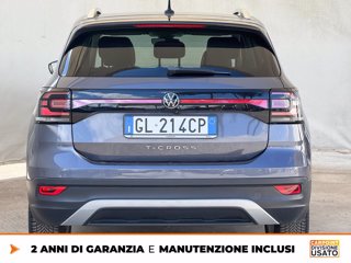 VOLKSWAGEN T-cross 1.0 tsi advanced 110cv dsg 4