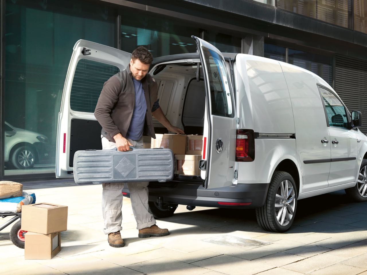 Cdc0700 Vw Caddy Commercial Delivery Van Loading Compartment