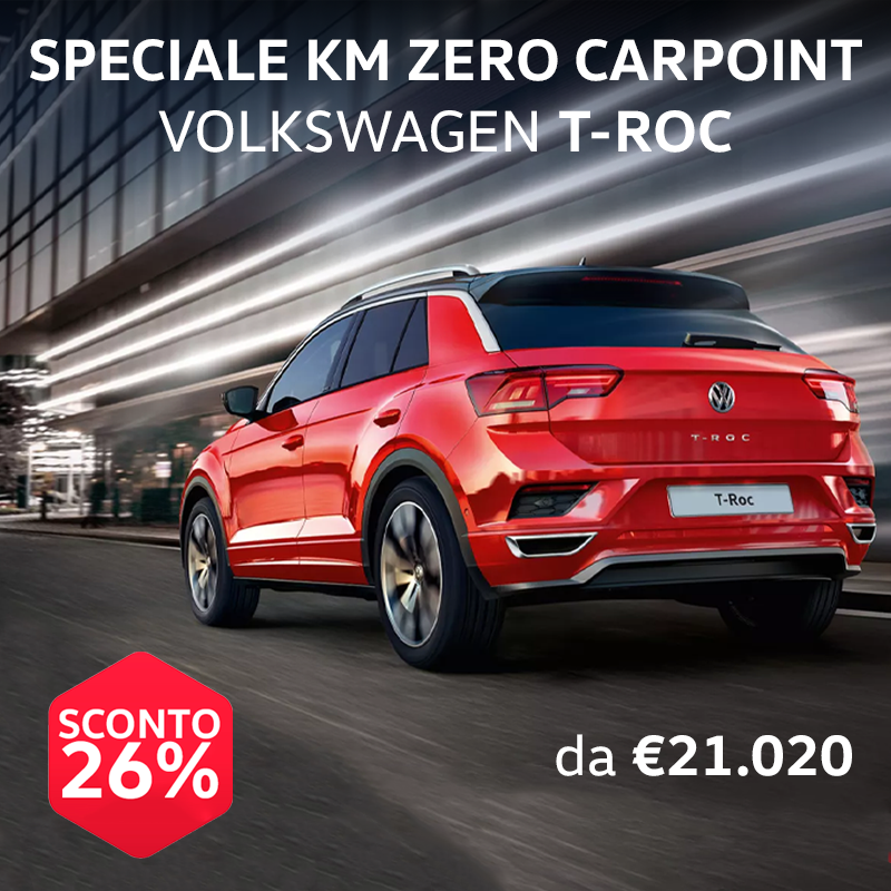 Promozioni Carpoint Divisione Usato Volkswagen T Roc Km Zero Roma Le Offerte Sulle Auto Usate Carpoint