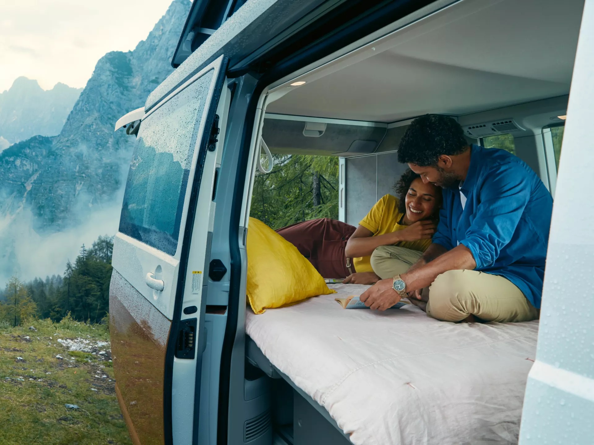 Volkswagen California Ocean Interni Letto