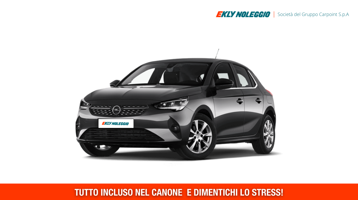 Noleggio Auto a Lungo Termine OPEL CORSA 1.2 75cv Edition - NOLEGGIO PRIVATI | Area Mobility