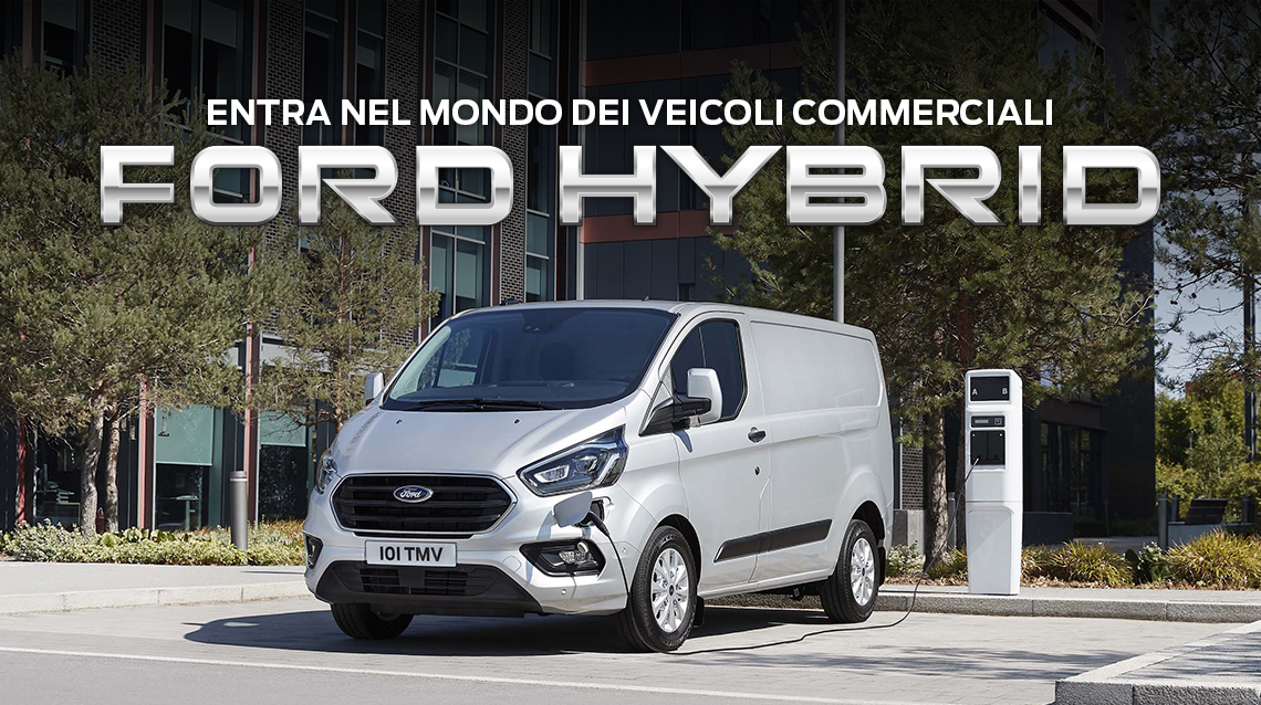 Noleggio Lungo Termine Ford Tranit Custom Hybrid