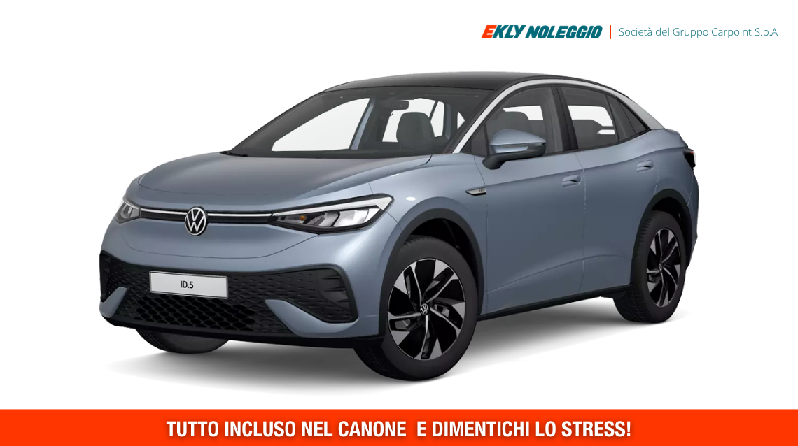 Vw Id5 Elettrica Ekly Noleggio