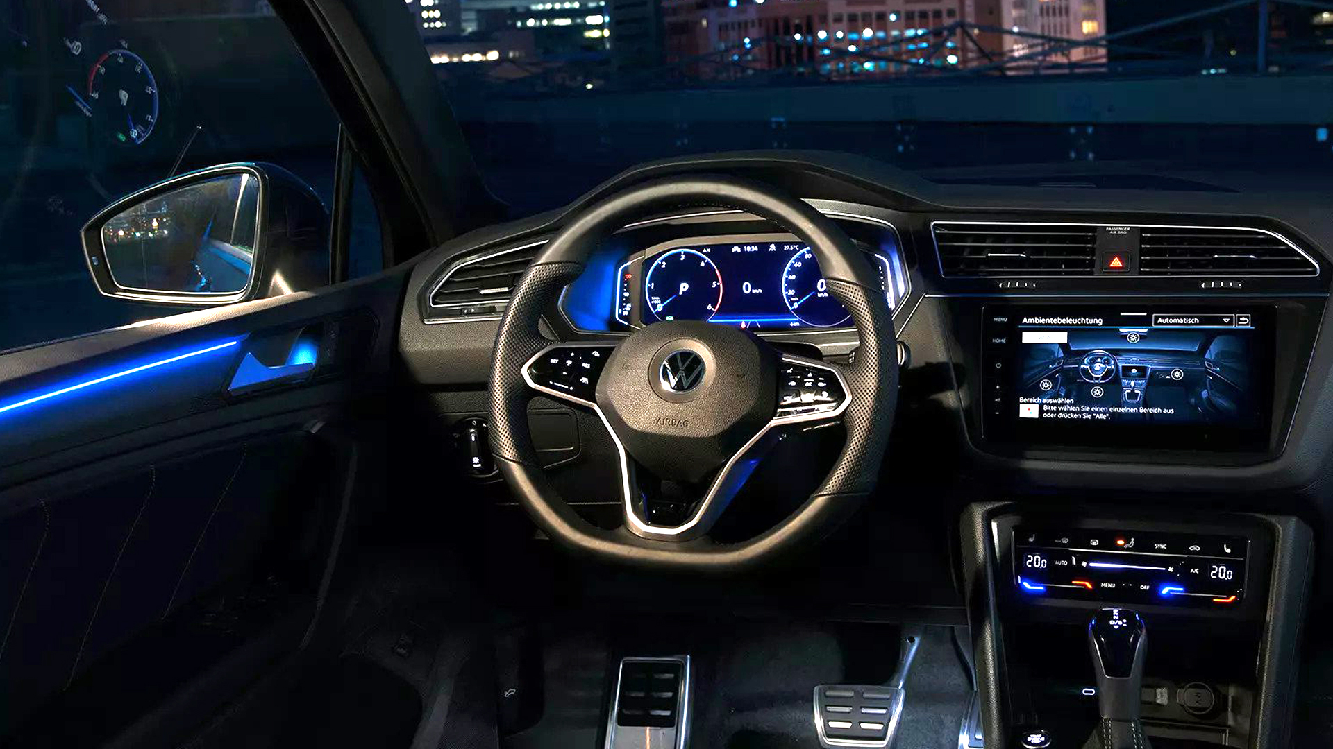 Volkswagen Nuova Tiguan Illuminazione Ambiente