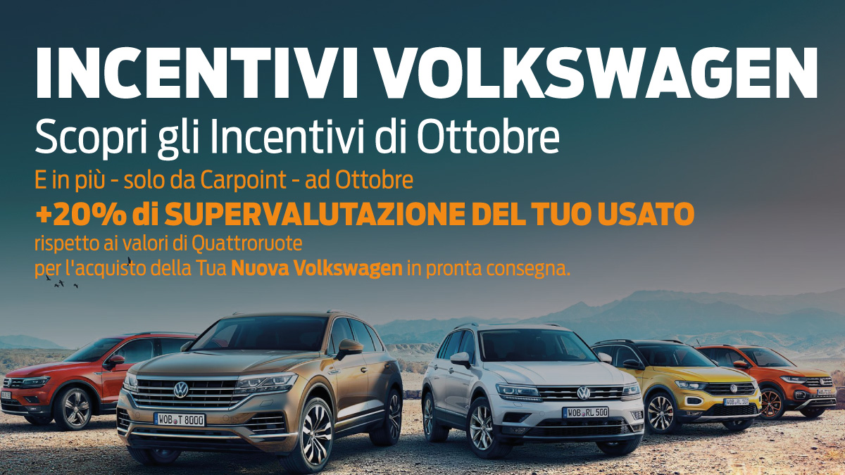 Volkswagen Incentivi Ottobre