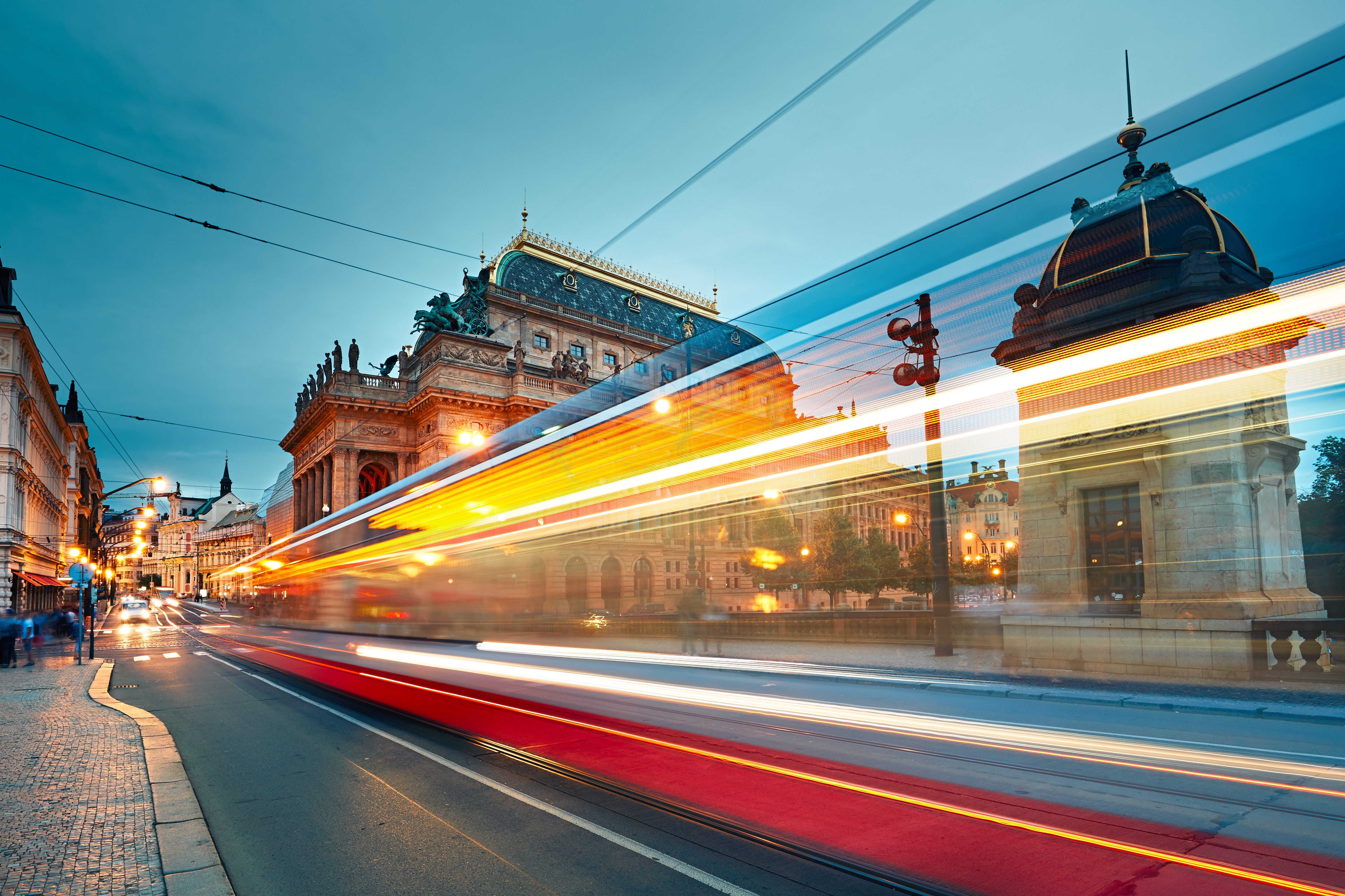 Busy Street In Prague PJ3HFEH