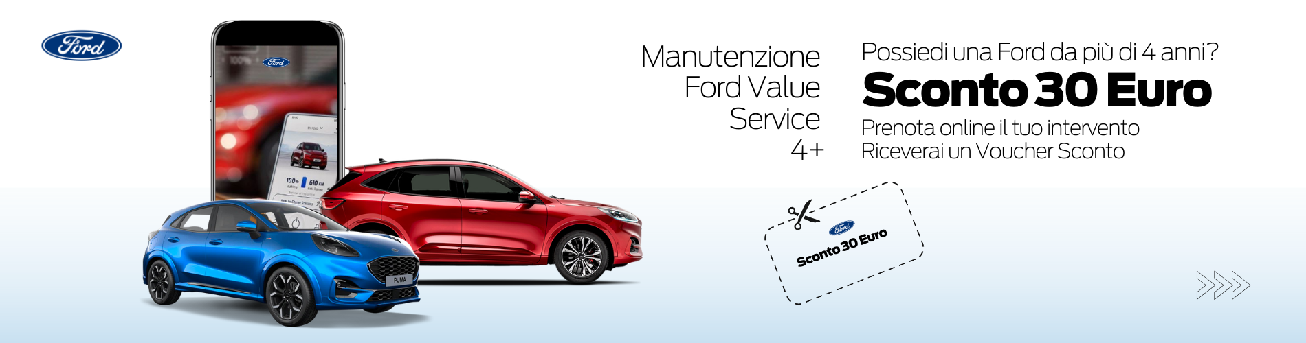 Possiedi una Ford da più di 4 anni?